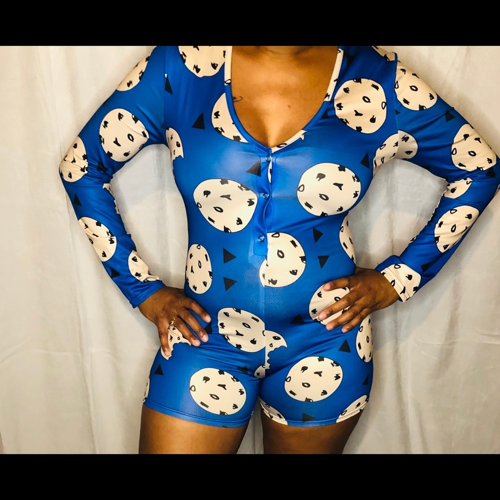 Cookies long sleeve pajama onesie